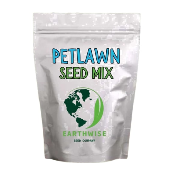 Earthwise PetLawn Seed Mix,1/2 lb, Dog & Pet-Friendly Grass Seed, Fast-Growing, Durable Lawn, Covers 200 Sq. ft. (Bare) / 500 Sq. ft. (Overseed)