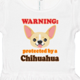thumbnail image 4 of Inktastic Protected by a Chihuahua Girls Toddler Dress, 4 of 5