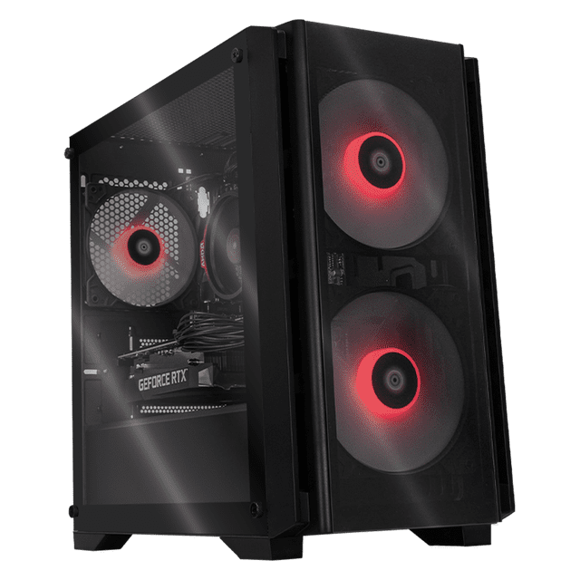 Xtreme PC Gaming Geforce RTX 3060 AMD Ryzen 5 5600X 16GB SSD 500GB 4TB WIFI Carbono Black