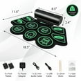 thumbnail image 2 of Gymax 9 Pads Electronic Drum Set Roll Up Drum Kit w/ MIDI & Dual Stereo Speakers Green, 2 of 10