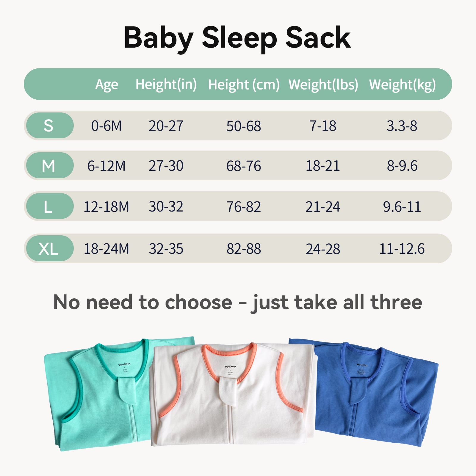 Baby Sleep Sack 12-18 Months 100% Cotton Baby Wearable Blanket 2-Way Zipper Breathable Lightweight Unisex Sleeping Bag 0.5 Tog Toddler Sleep Sack (3 Pack)