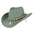 thumbnail image 1 of tredstone Lightweight And Portable Cowboy Hat For Wide Application Adjustable Cloth Wide-brim Beach Cap 1Set, 1 of 6