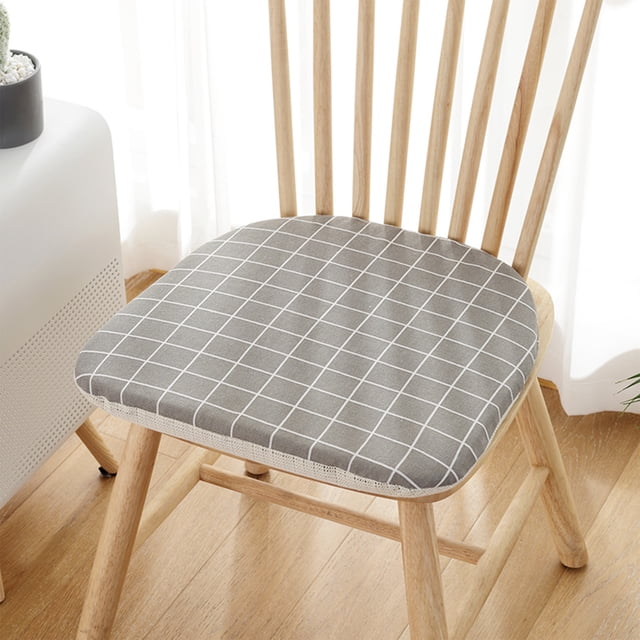 Almohadón con forma de herradura de algodón y lino, protectores de sillas de cocina, salón, dormitorio, cojines del suelo universales