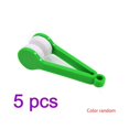 thumbnail image 1 of 5pcs Portable Multifunction Microfiber Glasses Soft Brush Spectacles Cleaner brush Portable Tool Random Color, 1 of 9