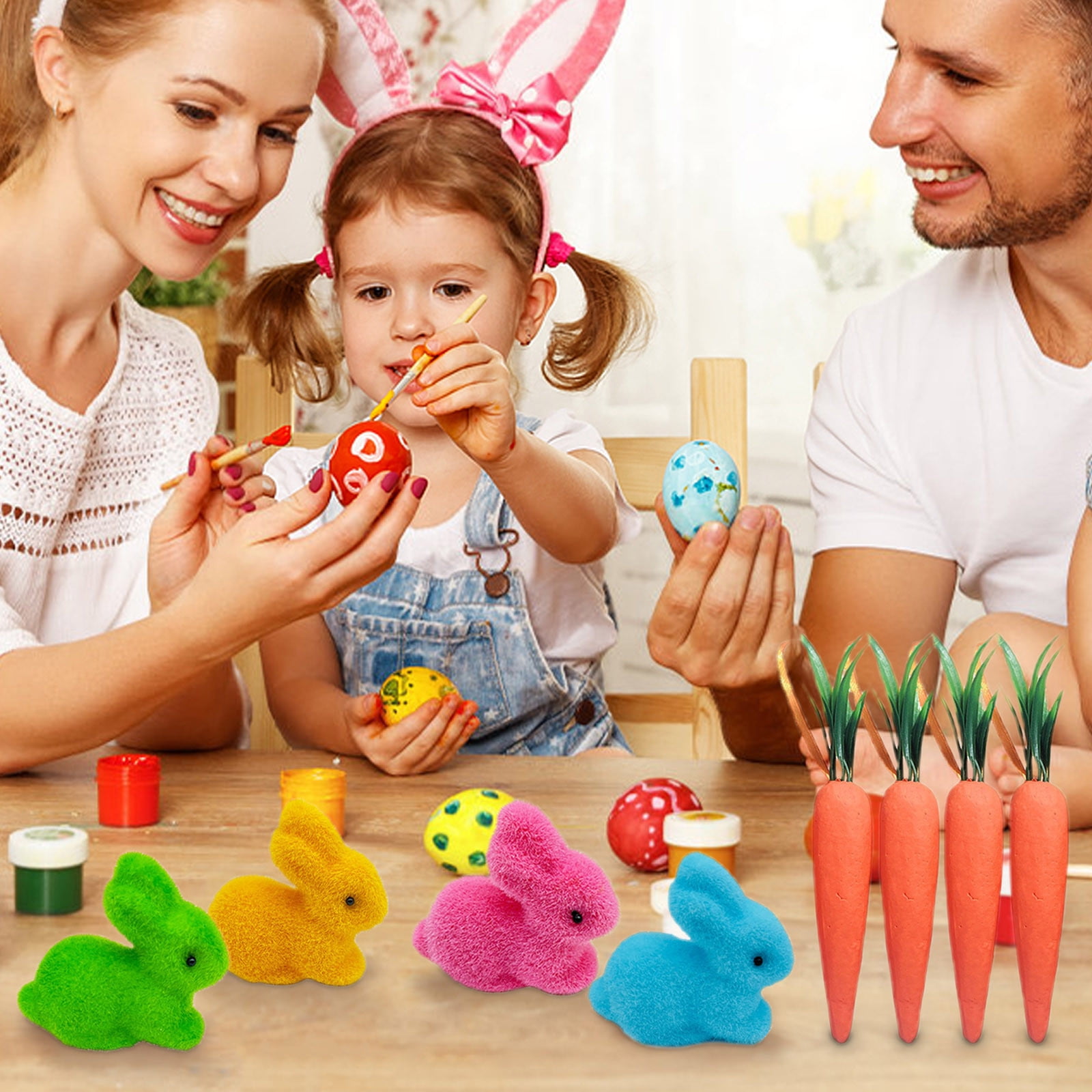 Figurine Paques BONSAÏ EN MOUSSE Plastique Vibrante Avec Fruits