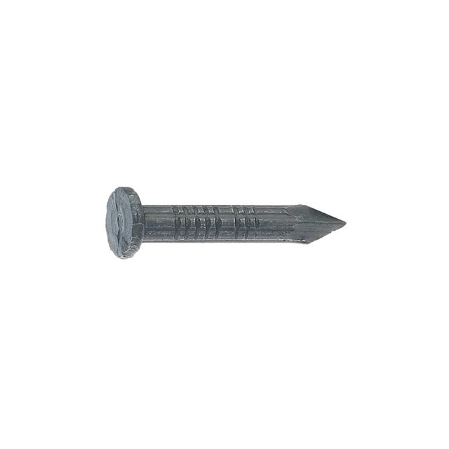 Cabezal en T de acero brillante Nail Grip-Rite Masonry de 2,5 pulgadas y 2,27 kg