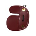 thumbnail image 3 of Un dedo de tiro con arco marrón, pieza protectora de cuero para arco recurrente y arco compuesto, dedo para arco de caza, con equipo y accesorios de tiro con arco Sailing Electrónica, 3 of 5