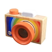 Education Kids Cute Wood Camera Toy Xmas Children Room Decor Natural Safe Wooden Camera Pool Toys For Toddlers 1-3 Wood A