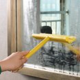 thumbnail image 3 of Raclette pour Nettoyage de Fenêtre, Outil de Nettoyage de Douche avec Manche Réglable, Récurant en Microfibre avec Perche Extensible (Blanc), 3 of 6
