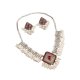 thumbnail image 1 of Conjunto de de vintage Declaración de moda Elegante Exquisito Regalos magníficos Gargantilla de joyería retro para banquete Boda Baile Yinane collar pendiente, 1 of 8
