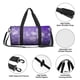 thumbnail image 4 of Balery Snowfall Sky White Purple Bolsa de Gimnasio para Mujeres y Hombres, Bolsa de Viaje Impermeable, Bolsa de Fin de Semana con Compartimento para Zapatos y Bolsillo Húmedo, 4 of 6