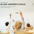 thumbnail image 2 of Handle White Board School Handheld Answer Board Handheld Answer Paddle Student Supply, 2 of 7