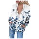 thumbnail image 5 of Moda Mujer Casual Impreso Manga Larga Con Cordón Sudadera Con Capucha Tops Blusa Pompotops gfhjh13326, 5 of 9