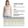 thumbnail image 6 of wirarpa Women's Tank Tops Cotton Undershirts Tanks Top Comfy Camis Base Layer 2-Pack, 6 of 6