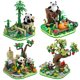 thumbnail image 2 of MOC City Lindo Panda Bosque de Bambú Modelo Kits Bloques de Construcción DIY Adorable Animal Ensamblar Ladrillos Juguetes Para Niños Regalo de Navidad, 2 of 4
