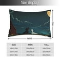 thumbnail image 2 of Balery Farm Dog Duck Moonlight Funda de Cojín Estampada, Regalos para Mujeres, Regalos de Amor para Ella, Regalos para Novia o Esposa, Funda de Almohada-14"x20", 2 of 6