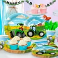 thumbnail image 6 of Tractor Birthday Party Supplies, 130pcs Tractor Birthday Decorations Tableware Pack - Tractor Plates and Napkins Cups Tablecloth Banner etc, 6 of 8
