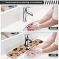 thumbnail image 5 of Coolnut 2 Pack Faucet Mat Splash Guard for Kitchen Sink, Halloween Pumpkins Spiders 14x5 Inch Super Absorbent Microfiber Sink Protector Mat, Kitchen Sink Mat Machine Washable Kitchen Sink Accessories, 5 of 7