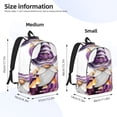 thumbnail image 3 of Lsque Halloween Gnome With Pumpkins Pattern Canvas Daypack, Durable Backpack, High-quality Versatile Backpack,Vintage Compact Backpack-Medium, 3 of 6