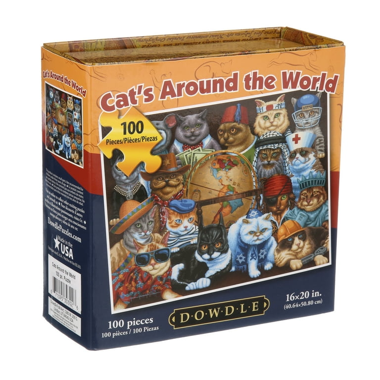 Cats around hotsell the world puzzle