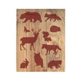 thumbnail image 2 of Wild Animals Stencil Bear Owl Fox Template Reusable 8.5 x 11 for Painting on Walls, Wood, Etc. By Stencilville, 2 of 2