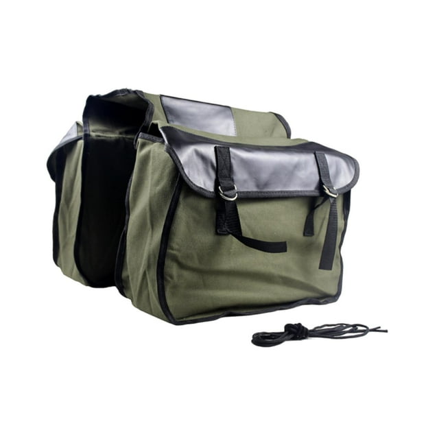 Almencla Sacoche Double Face pour Courses Voyage Vert Gris