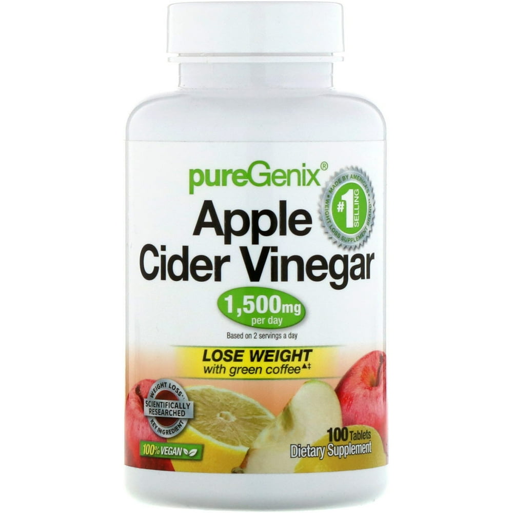 Purely Inspired PureGenix Apple Cider Vinegar 100 Tablets