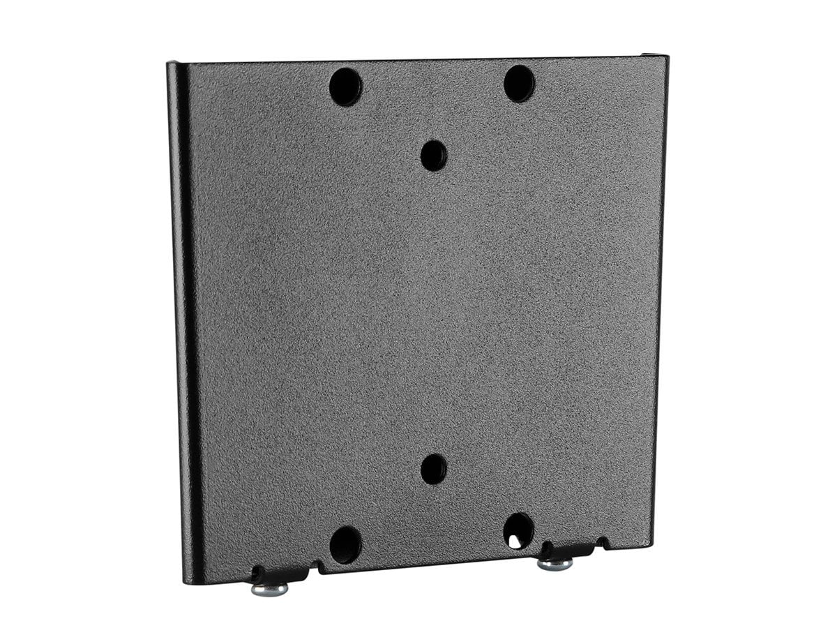 Monoprice Titan Series Fixed Mini Wall Mount For Small 13" - 27" Inch TVs Displays, Max 66 LBS. 75x75 to 100x100, Silver, RoHS Compliant