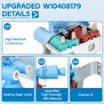 thumbnail image 2 of Upgraded W10408179 W10179146 Refrigerator Water Inlet Valve Compatible with Whirlpool Kenmore Maytag IKEA KitchenAid Ice Maker, WPW10179146 Water Val, 2 of 8