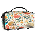 thumbnail image 2 of Herdesigns Cute Hedgehog Carry Case Compatible with Nintendo Switch 2, with 20 Game Card Slots, Flower Hedgehog Portable Travel Carrying Case Pouch for Accessories & Games, 2 of 8
