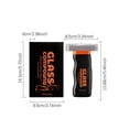 thumbnail image 3 of 100G Car Glass Oil Film Remover Built-In Brush Window Cleaner With Removes Stains Anti-Fog For Auto Windshield Improves Driving Visibility, 3 of 9