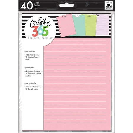 Daily Sale Coupon Me & My Big Ideas FIL-09 Happy Planner Fill Paper, Multicolor, Organize your daily tasks in these colorful refill sheets from Me & My Big Ideas By Me My Big Ideas ()