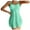 Light Green, variant on Womens Swimsuit Beach Casual Sundress Gathering Hollow Out Floral Breathable Mini Swimdress Swimwear Bathing Suits