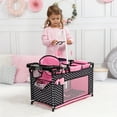 thumbnail image 6 of Baby Dolls Multi Bed,  Black, Pink, Hearts, 6 of 6