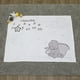 thumbnail image 5 of Manta para bebé Disney Dumbo Super Soft Milestone blanco/gris, 5 of 6