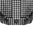 thumbnail image 5 of Creative Knitwear Infant Long Sleeve Button Down Dress Shirt- Gingham, Black, Sizes: 0/3m - 6/9m, 5 of 7
