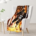 thumbnail image 4 of Ice Hockey Gifts with Name for Boys, Personalized Ice Hockey Throw Blanket for Kids Teens, Cool Sport Blankets for Ice Hockey Lovers, Custom 40x30 Inches Throws for Lap Couch Sofa Bed, 4 of 4