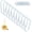 White, variant on 10 Pack White D Shape Carabiner Clips, Zinc Alloy Lightweight Spring Clips for Keychain Backpack Camping