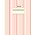 thumbnail image 1 of Notebook: Peach Stripe - Large Size - Lined Pages in a Big Blank Notebook with College Ruled Lines and a Soft Cover Paperback, 1 of 1