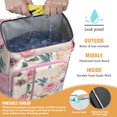 thumbnail image 2 of Botanical Garden Print Backpack Cooler, Insulated Leakproof Cooler Bag, Waterproof Lunch Backpack for Nature Enthusiasts, Camping, Road Trips, 2 of 6