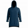 thumbnail image 3 of Ruyang Oversized Hoodie Dress for Girls Long Hooded Sweatshirt Dress Pocket Side Split Warm Casual Cozy Pullover Sweaters, 3 of 9