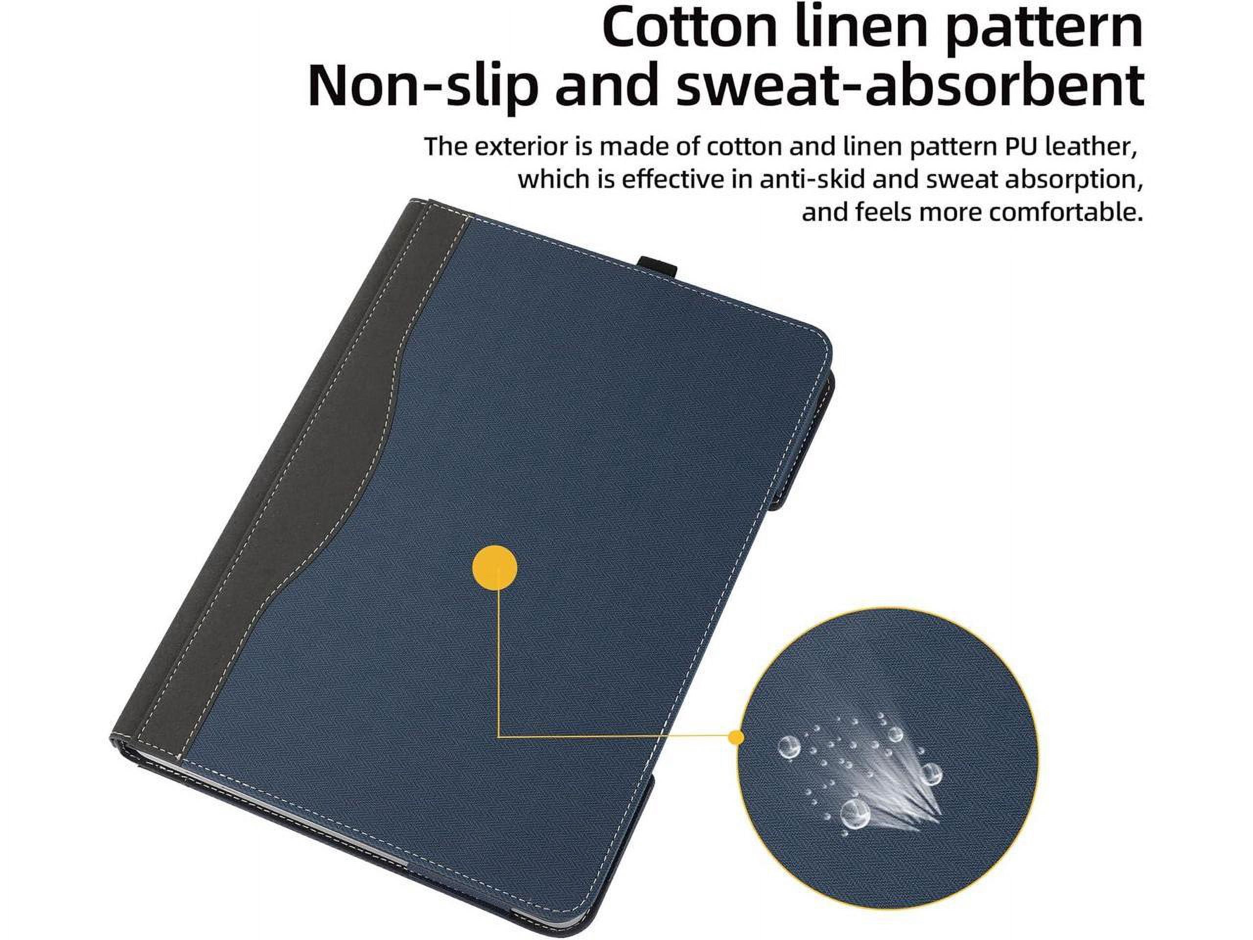 Laptop Case for 14.4 inch Microsoft Surface Laptop Studio 2 2023 / Studio 2022 Protective Cover Shell with Pencil Holder PU Leather Hard Folio Cover