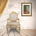 thumbnail image 3 of Karl Isakson 19x24 Gold Ornate Framed and Double Matted Museum Art Print Titled - Standing Model (1915), 3 of 4