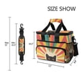 thumbnail image 3 of FORMRS Insulated Cooler Bag 24 Cans Capacity Soft Leakproof Lunch Box with Side Pockets, Colorful Black Cat, 3 of 7