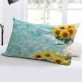 thumbnail image 5 of Watercolor Throw Pillow Cover 20 x 30 Inch Decorative Pillow Cover Lemon Lake Aqua Summer Ocean Watercolor Lumbar Pillowcase Seasonal Rectangle Cushion Case for Couch Sofa Bed Living Room, 5 of 7