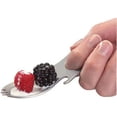 thumbnail image 4 of Multifunctional Outdoor Utility Spoon Fork Stainless Steel Spork for Wild Survival Gray 2 Pcs, 4 of 5