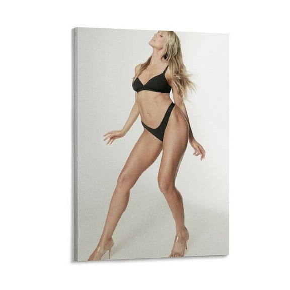 Heidi Klum Super Model Poster Photo Artistic (21) Wall Art Poster Scroll Canvas Painting Picture Living Room Decor Home 24x36inch(60x90cm)