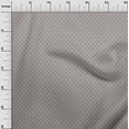 thumbnail image 2 of oneOone Cotton Poplin Dusty Gray Fabric Polka Dots Craft Projects Decor Fabric Printed by The Yard 56 Inch Wide, 2 of 4
