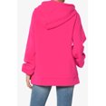 thumbnail image 2 of TheMogan Women's PLUS Drawstring Cozy Fleece Relaxed Fit Hooded Pullover Sweatshirts, 2 of 7