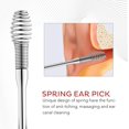thumbnail image 2 of Ear Wax Removal Stainless Steel 360° Spiral Ear Care Tools (sliver), 2 of 5